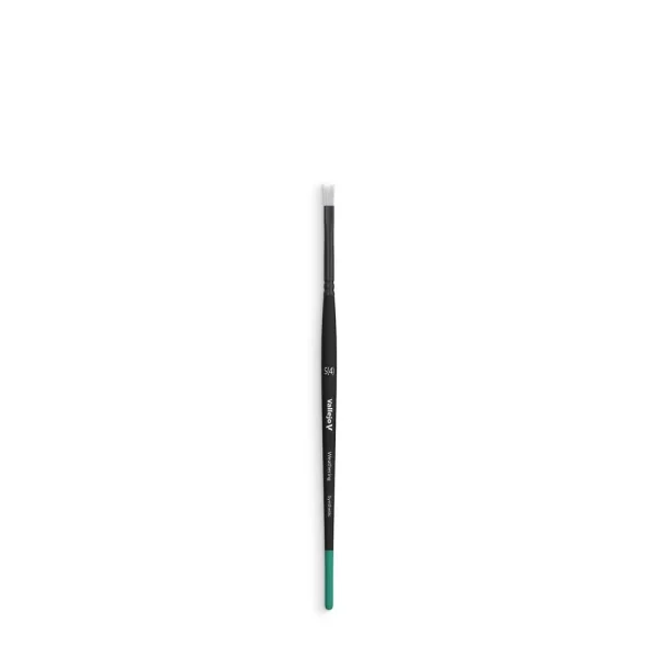 9551002592-1 Vallejo - Weathering Flat Synthetic Brush Small (4) - B09001