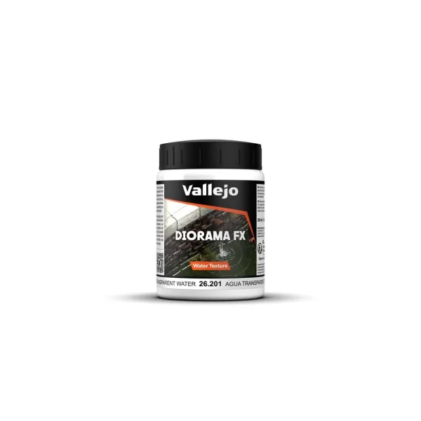 9551262019 Vallejo – Transparent water (colorless) 200 ml – 26201 - Vallejo - Ludik Vault