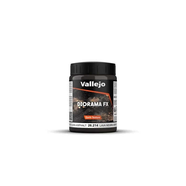 9551262149 Vallejo – Black LavaAsphalt 200 ml – 26214 - Vallejo - Ludik Vault