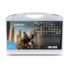 9551699907 Vallejo – Mecha Color. Includes: 73 Mecha Color, 3 Mecha Varnish, 1 Airbrush Thinner, 1 Airbrush Flow Improver, 1 Decal Softener, 1 medium and a color chart. – 69990 - Vallejo - Ludik Vault