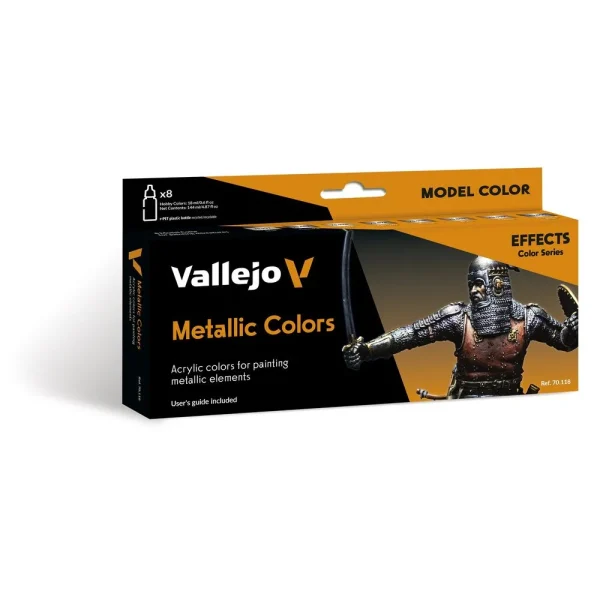 9551701181 Vallejo – Metallic Colors 18 ml – 70118 - Vallejo - Ludik Vault