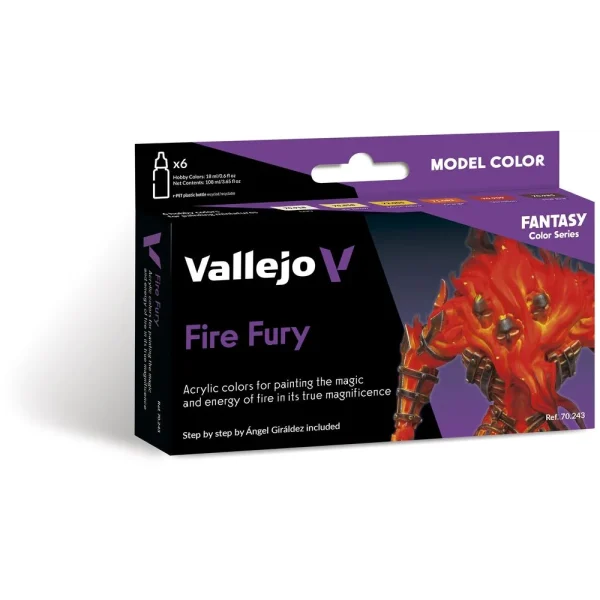 Vallejo – Fire Fury by Angel Giraldez 18 ml – 70243 - Vallejo - Ludik Vault