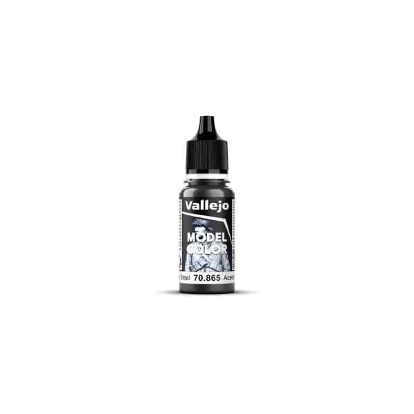 9551708654 Vallejo – 196 – Oily Steel 18 ml – 70865 - Vallejo - Ludik Vault