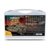 9551711715 Vallejo – Color Selection. Includes: 74 Model Air colors and 6 auxiliary products. 18 ml – 71171 - Vallejo - Ludik Vault