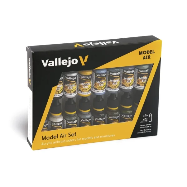 9551711890 Vallejo – Model Air Set:WWII British RAF & FAA 18 ml – 71189 - Vallejo - Ludik Vault