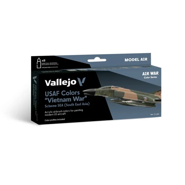 9551712040 Vallejo – USAF Colors Vietnam War Scheme Sea 18 ml – 71204 - Vallejo - Ludik Vault