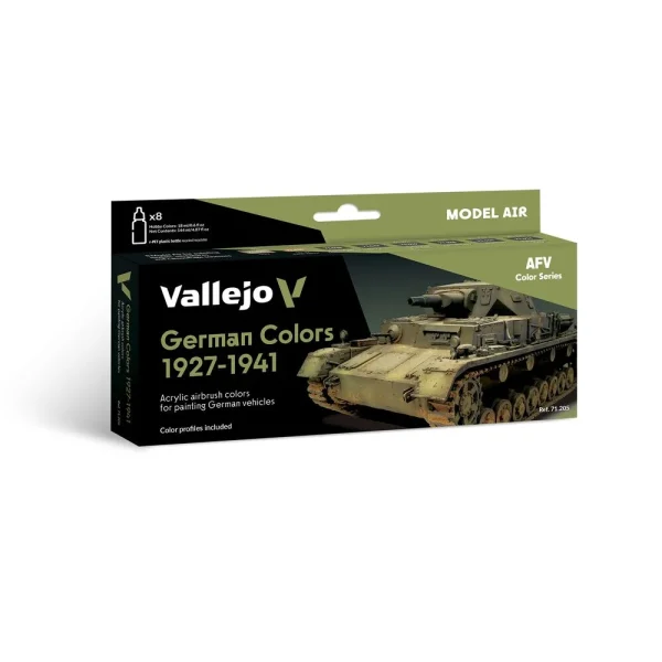 9551712057 Vallejo – German WWII Colors 19271941 18 ml – 71205 - Vallejo - Ludik Vault