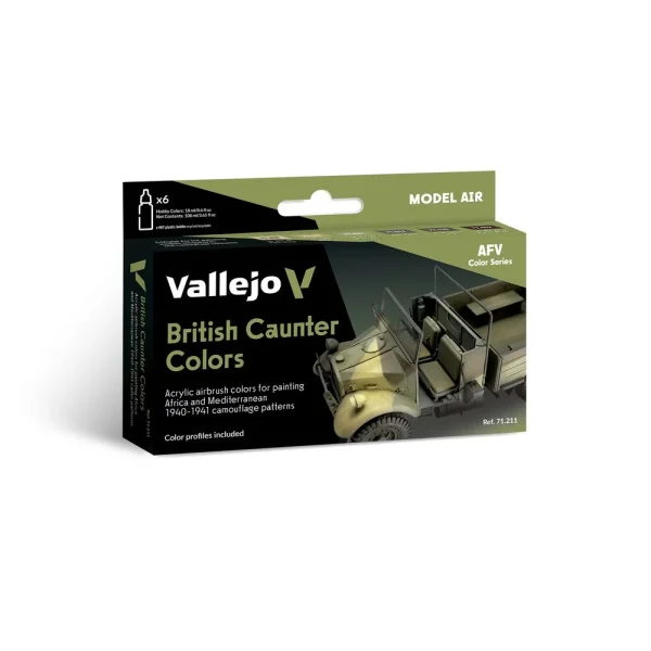 9551712118 Vallejo – British Caunter Colors 19401941 18 ml – 71211 - Vallejo - Ludik Vault