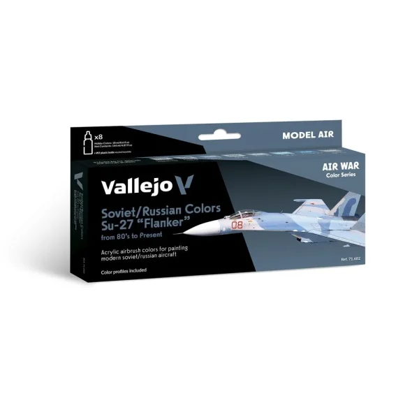 9551716024 Vallejo – Soviet / Russian Colors Su27 Flanker from 80’s to present 18 ml – 71602 - Vallejo - Ludik Vault