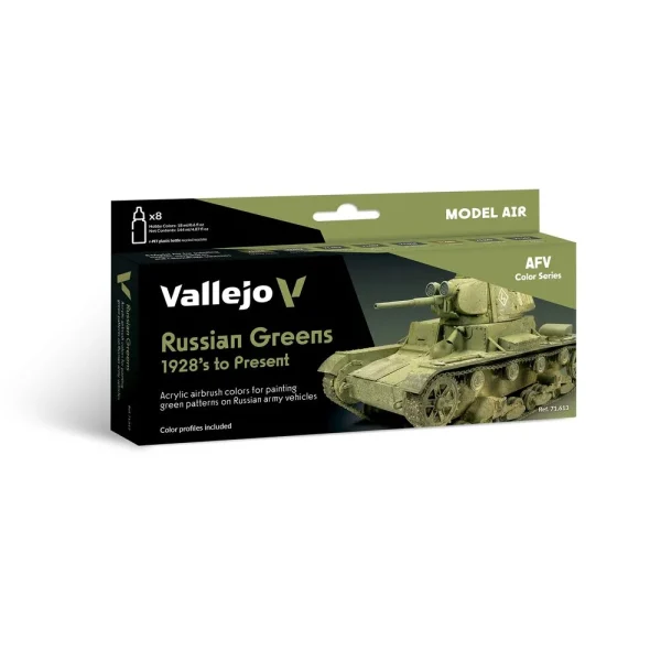 9551716130 Vallejo – Russian Greens 1928’s to Present 18 ml – 71613 - Vallejo - Ludik Vault