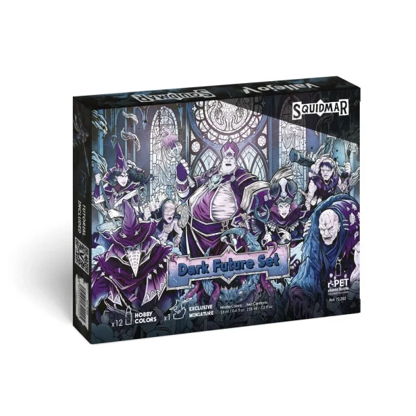 9551722025 Vallejo – Dark Future Set by Squidmar Miniatures 18 ml – 72202 - Vallejo - Ludik Vault