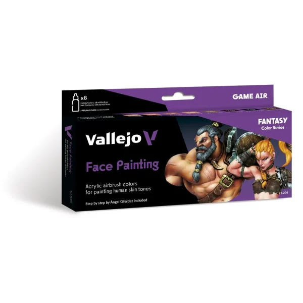 9551722049 Vallejo – Face Painting by A.Giraldez 18 ml – 72204 - Vallejo - Ludik Vault