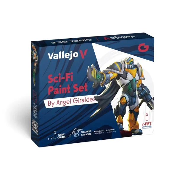 9551723138 Vallejo – SciFi Paint Set by Angel Giraldez 18 ml – 72313 - Vallejo - Ludik Vault