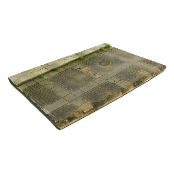 Vallejo – 31×21 Cobblestone Street with a drain 31 x 21 cm – SC103 - Vallejo - Ludik Vault