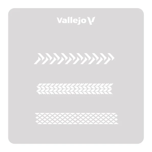 Vallejo - Tyre Marks 125 x 125 mm - ST-TX002