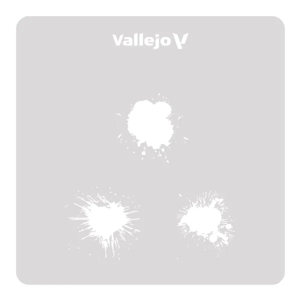 9551986663-1 Vallejo - Paint Stains 125 x 125 mm - ST-TX005