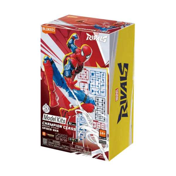 BLO-SPM-00 Blokees – Marvel Rivals – Spider-Man – Champion Class - Blokees - Ludik Vault