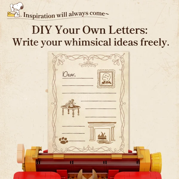 PAN-TYP-06 Pantasy - Snoopy Typewriter - 86917
