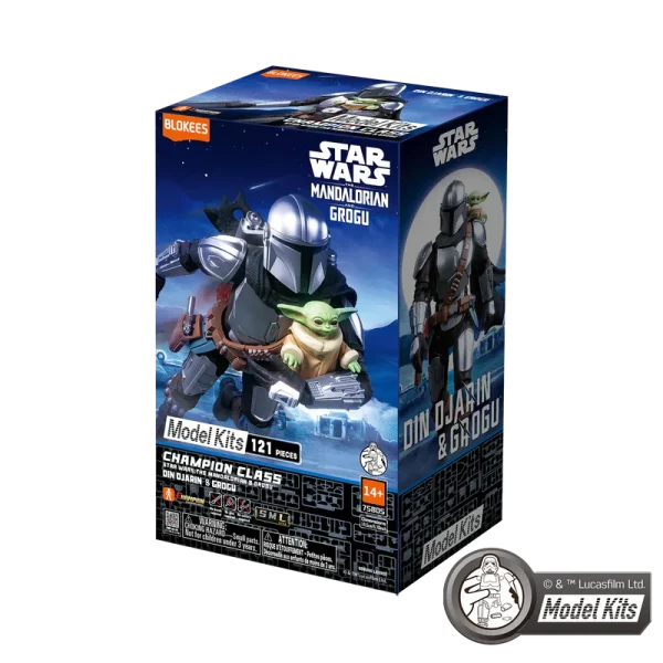 BLO-MAN-00 Blokees – Star Wars – Din Djarin & Grogu – Champion Class 05