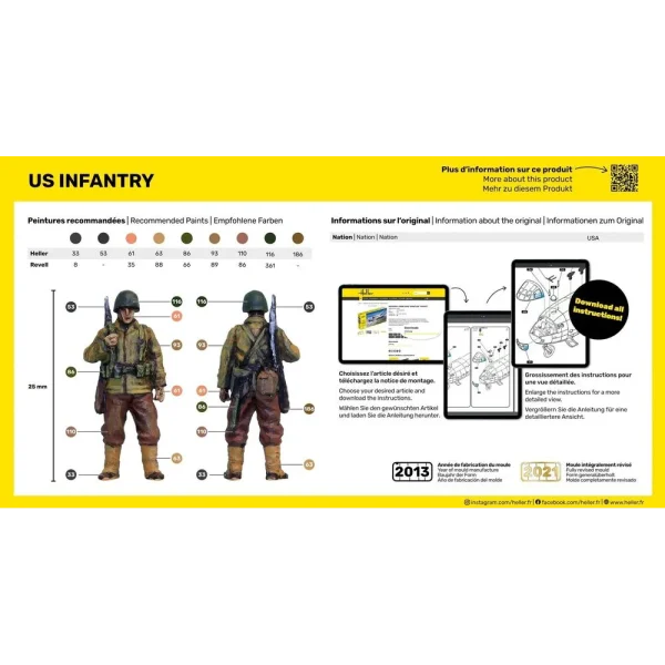 1000496010-3 Heller - US Infantry - 49601