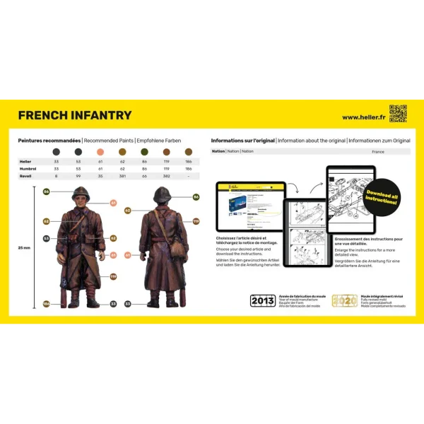 1000496020-3 Heller - French Infantry - 49602