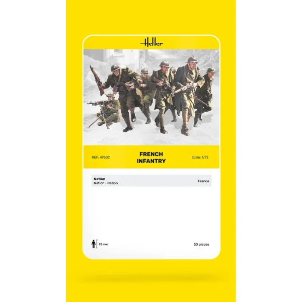 1000496020-card Heller - French Infantry - 49602