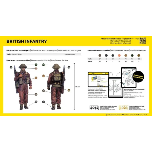 1000496040-3 Heller - Infanterie Britannique - 49604