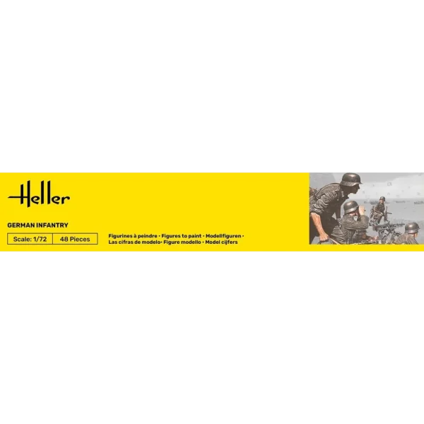 1000496050-4 Heller - German Infantry - 49605