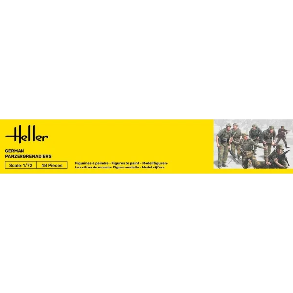 1000496060-4 Heller - German Panzergrenadiers - 49606