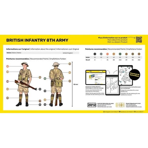 1000496090-3 Heller - Britische Infanterie 8. Armee - 49609