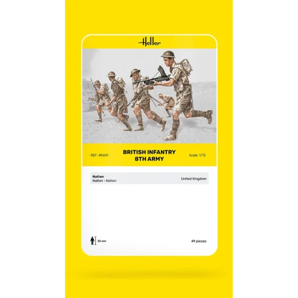 1000496090-card Heller - Britische Infanterie 8. Armee - 49609