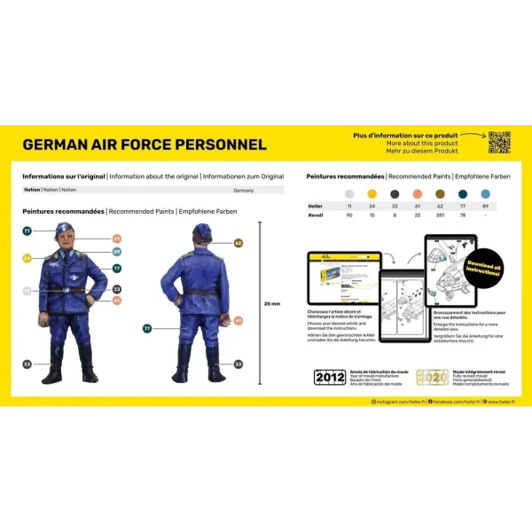 Heller - Deutsche Luftwaffe Personal - 49655