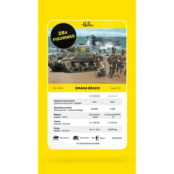 1000503320-card Heller - Omaha Beach - 50332