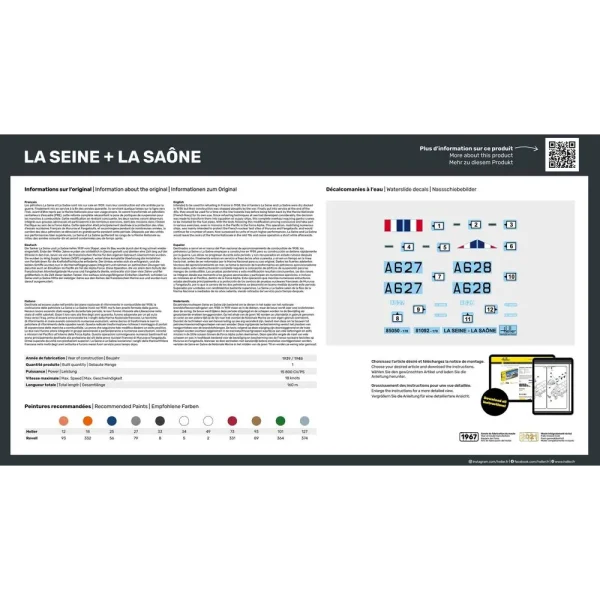 1000550500-3 Heller - STARTER KIT Twin Set La Seine + La Saone - 55050