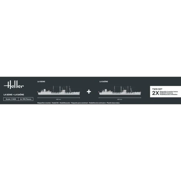1000550500-4 Heller - STARTER KIT Twin Set La Seine + La Saone - 55050