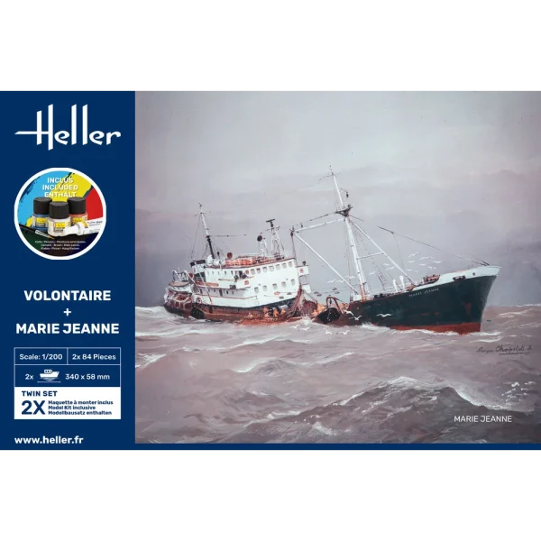 1000556040-2 Heller - STARTER KIT Twin Set Volontaire + Marie Jeanne - 55604