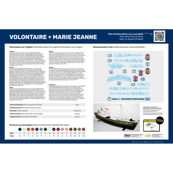 1000556040-3 Heller - STARTER KIT Twin Set Volontaire + Marie Jeanne - 55604