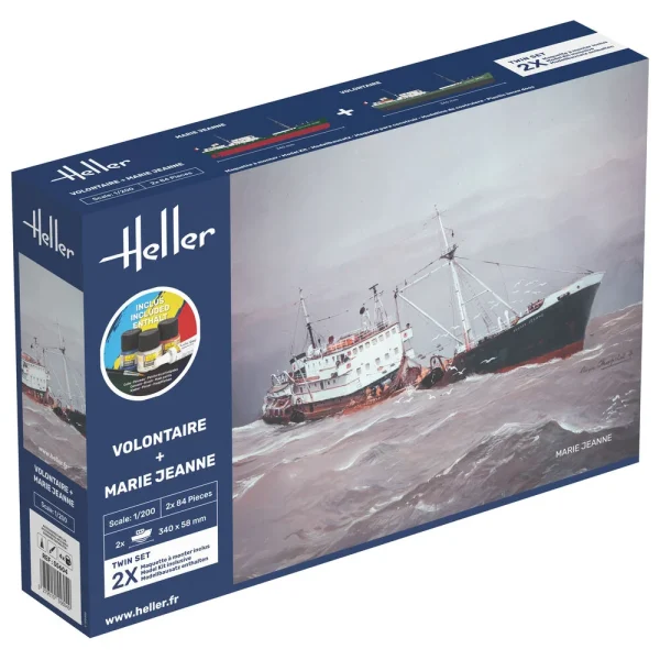 1000556040 Heller - STARTER KIT Twin Set Volontaire + Marie Jeanne - 55604
