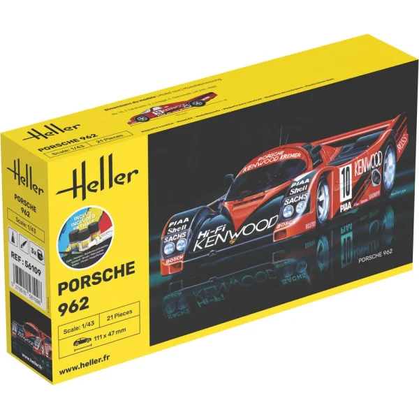 1000561090 Heller - STARTER KIT Porsche 962 - 56109