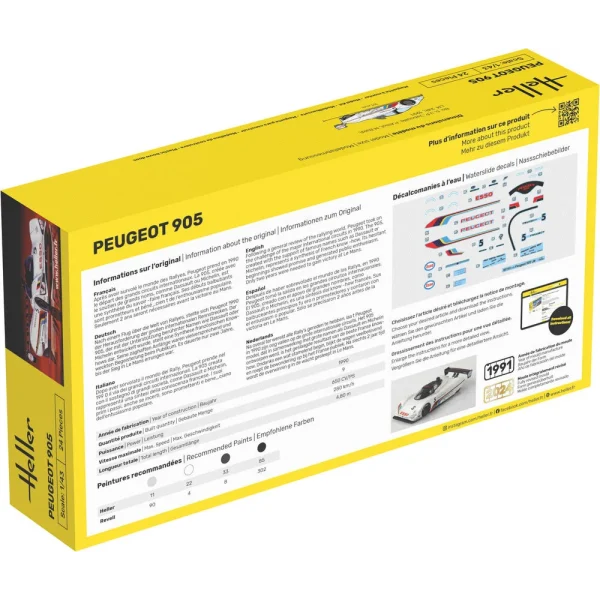 Heller - STARTER KIT Peugeot 905 - 56110