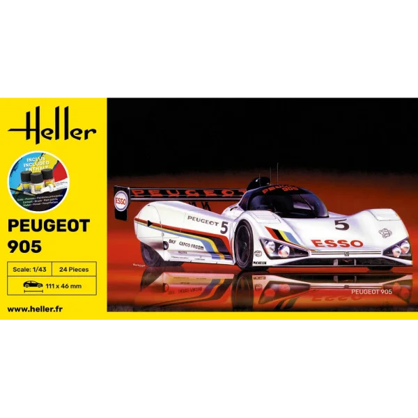 Heller - STARTER KIT Peugeot 905 - 56110
