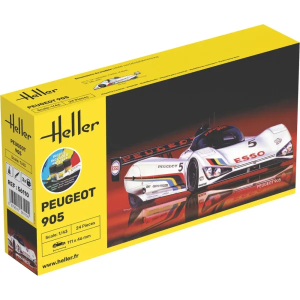 Heller - STARTER KIT Peugeot 905 - 56110