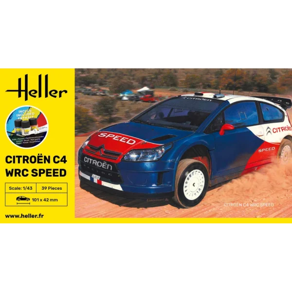 Heller - STARTER KIT Citroën C4 WRC Speed - 56117