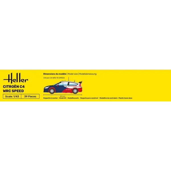 Heller - STARTER KIT Citroën C4 WRC Speed - 56117
