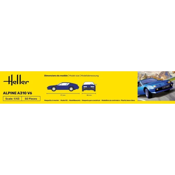 1000561460-4 Heller - STARTER KIT Alpine A310 - 56146