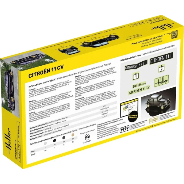 1000561590-1 Heller - STARTER KIT Citroen 11 CV - 56159