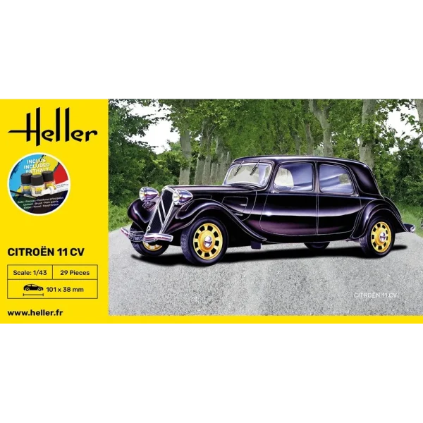 1000561590-2 Heller - STARTER KIT Citroen 11 CV - 56159