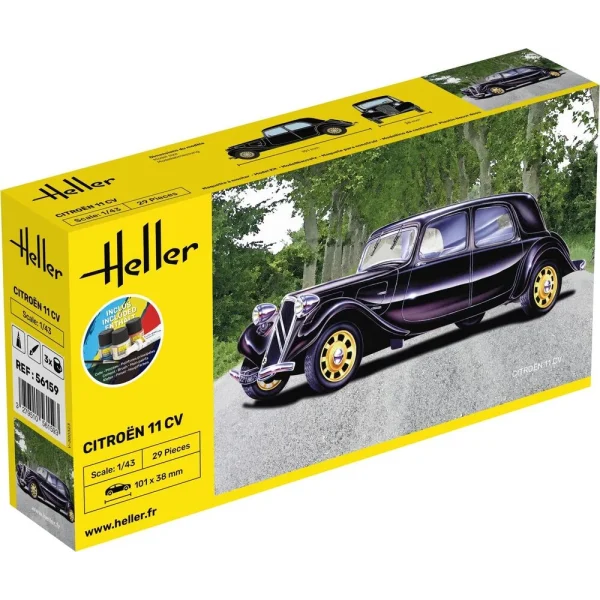 1000561590 Heller - STARTER KIT Citroen 11 CV - 56159