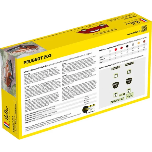 1000561600-1 Heller - STARTER KIT Peugeot 203 - 56160