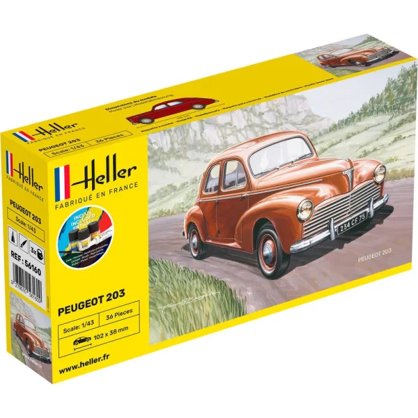 1000561600 Heller - STARTER KIT Peugeot 203 - 56160